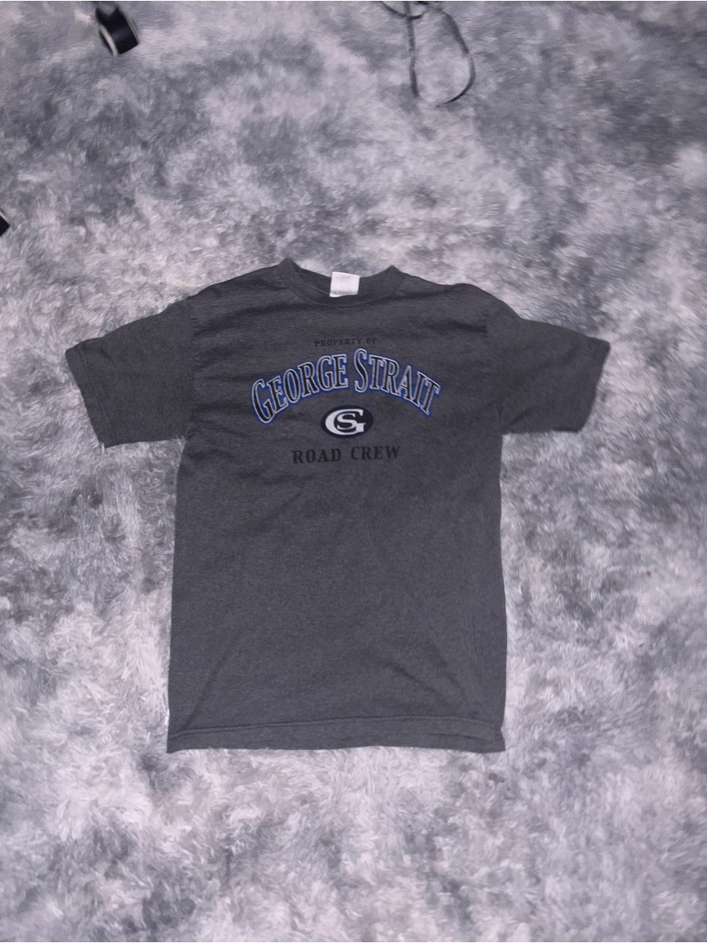 George Strait Road Crew Graphic Tee - Charcoal